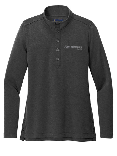 Merchants Ladies Brooks Brothers® Mid-Layer Stretch 1/2-Button