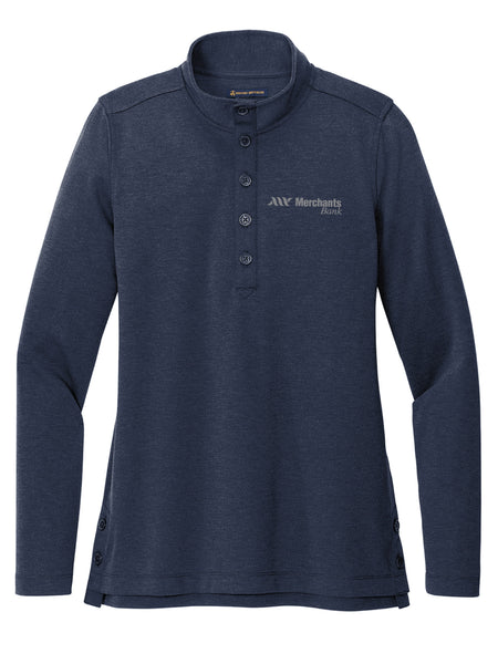 Merchants Ladies Brooks Brothers® Mid-Layer Stretch 1/2-Button