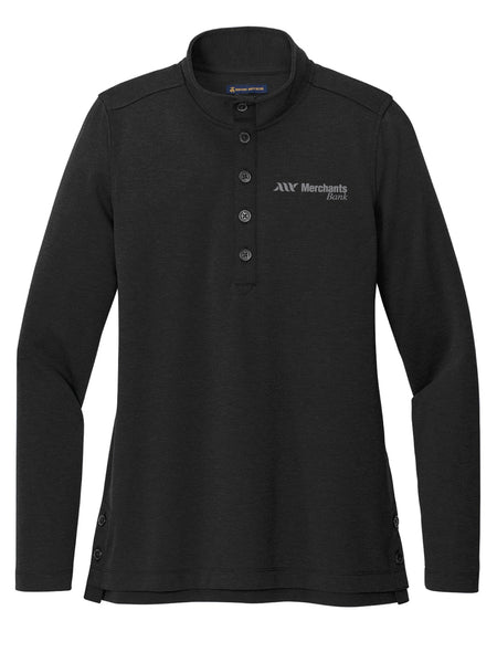 Merchants Ladies Brooks Brothers® Mid-Layer Stretch 1/2-Button