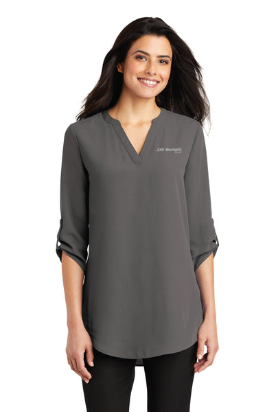 Ladies 3/4-Sleeve Tunic Blouse
