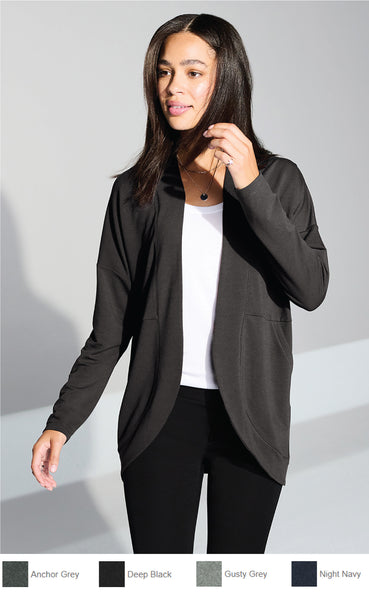MERCER+METTLE™ Women’s Stretch Open-Front Cardigan